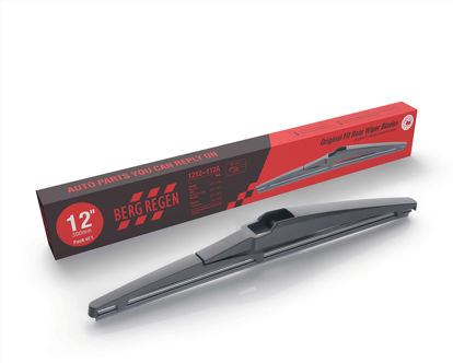 Picture of BERG REGEN Rear Wiper Blade 12 inch (12-A), Replacement For Highlander 2019-2001, RAV4 12-01, Matrix 14-10, Venza 14-09, Durango 22-11, Journey 22-08, GX460 18-10, Back Windshield Wiper +More Cars