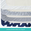 Picture of Baby Bassinet Sheets 4 Pack Compatible with SNOO Smart Sleeper Bassinet, Ultra Soft & Skin-Friendly, Washer & Dryer