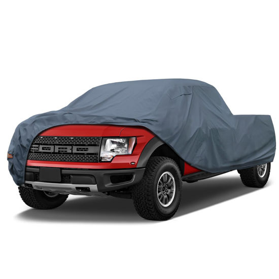 Picture of GUNHYI 16 Layers Truck Cover Waterproof All Weater, Heavy Duty Outdoor Pickup Truck Cover for Tacoma, Tundra, Titan, F-150, RAM 1500, Silverado 1500, Sierra 1500 etc. Length: Up to 230 inches.