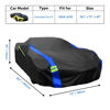 Picture of Avecrew for Chevrolet Corvette C4/C5/C6/C7 Car Cover Waterproof All Weather for Automobiles, Outdoor Full Exterior Covers Fit 1984-2019 Corvette C4/C5/C6/C7 with Windproof Strap and Driver Door Zipper