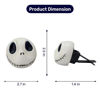 Picture of GENANY 3D 4pcs Resin Skellington Nightmare Car Air Freshener Vent Clip, Spooky Car Freshener,Gothic Air Freshener Car, Christmas Horror Gifts for Women and Men, Scary Car Decorations