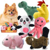 Picture of LEGEND SANDY Squeaky Plush Dog Toy Pack for Puppy, Small Stuffed Puppy Chew Toys 6 Dog Toys Bulk with Squeakers, Cute Soft Pet Toy for Small Medium Size Dogs