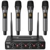Picture of TONOR Wireless Microphones System with 4x10 Channels Cordless Handheld Microfono Inalambrico, 200FT UHF Range, Mics with Stable Signal Transmission for Karaoke Singing Party Church Wedding PA Speaker
