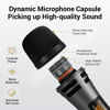 Picture of TONOR Wireless Microphones System with 4x10 Channels Cordless Handheld Microfono Inalambrico, 200FT UHF Range, Mics with Stable Signal Transmission for Karaoke Singing Party Church Wedding PA Speaker