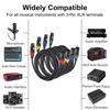 Picture of MIKIZ XLR Microphone Cables 6 Feet 4 Pack - Pro Balanced XLR Audio Cables with 3-Pin XLR Male to Female