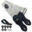 Picture of Nefelibata Guitar Strap with Pick Pocket,2.3 inch Porter Style Leather Carving Guitar Straps,60s Vintage Style (White)