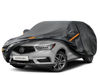 Picture of Kayme 7 Layers SUV Car Cover Custom Fit for Acura MDX (2001-2024) Waterproof All Weather for Automobiles, Outdoor Full Cover Rain Sun UV Protection.Black