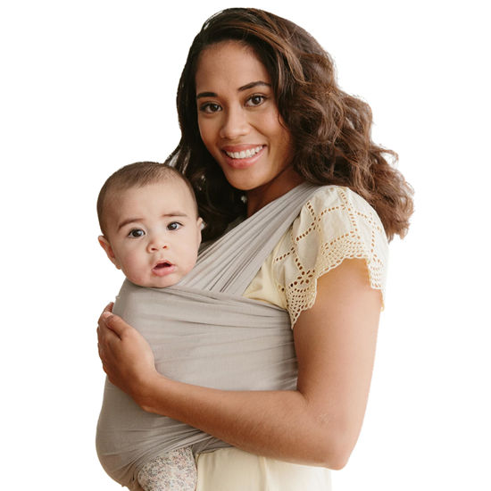 Picture of Solly Baby Wrap Carrier, Lightweight Hands-Free Baby Sling Carrier Newborns to Toddler, Infants 8-25 Lbs., Baby Registry Must Have, Baby Carrier Wrap, Newborn Baby Essentials, Spelt