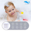 Picture of SWEET DOLPHIN 12 Pack Baby Muslin Washcloths - Soft Face Cloths for Newborn, Absorbent Bath Wash Cloths, Wipes, Burp Rag - Toddlers Essentials Stuff, Baby Registry as Shower -10"x10", White