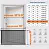 Picture of Dog Gate Indoor Pet Gates for Stairs: Dogs Screen Mesh Gate for The House Magic Gate for Kitchen Doorways Hallway Stairways Safety Porch Yard 30 inch Tall, 60 inch Wide