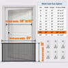 Picture of Dog Gate Indoor Pet Gates for Stairs: Dogs Screen Mesh Gate for The House Magic Gate for Kitchen Doorways Hallway Stairways Safety Porch Yard 30 inch Tall, 65 inch Wide