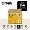 Picture of DYPER Baby Diapers Size 4 | Honest Ingredients | Cloth Alternative | Day & Overnight | Made with Plant-Based* Materials | Hypoallergenic