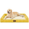 Picture of Large Dog Bed Orthopedic Washable: Beds Bolster XL Bed Medium Large Dogs Egg Crate Foam Couch Sofa Waterproof with Removable Cover - Ginger