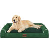 Picture of Large Dog Bed Orthopedic Washable: Beds Bolster XL Bed Medium Large Dogs Egg Crate Foam Couch Sofa Waterproof with Removable Cover - Emerald