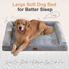 Picture of Large Dog Bed Orthopedic Washable: Beds Bolster XL Bed Big XLarge Dogs Memory Foam Couch Sofa Waterproof with Removable Cover