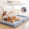 Picture of Large Dog Bed Orthopedic Washable: Beds Bolster XL Bed Big XLarge Dogs Memory Foam Couch Sofa Waterproof with Removable Cover