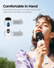 Picture of FOLTUSYMY Wireless Microphone, Dual Digital Dynamic Microphone with Rechargeable Receiver, 200ft Range, Microphone for Singing, Karaoke, Meeting, Church, Wedding