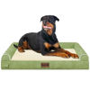 Picture of Large Dog Bed Orthopedic Washable: Beds Bolster XXL Bed Big XLarge Dogs Egg Crate Foam Sofa Couch Waterproof Removable Cover - Grass Green