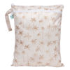 Picture of Bumkins Waterproof Wet Dry Bag for Baby, Travel, Swim Suit, Cloth Diapers, Pump Parts, Pool, Gym Clothes, Toiletry, Strap to Stroller, Daycare, Zip Reusable Bag, Wetdry Packing Pouch, Palm Trees