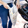 Picture of Bumkins Waterproof Wet Bag for Baby, Travel, Swim Suit, Cloth Diapers, Pump Parts, Pool, Gym Clothes, Toiletry, Strap to Stroller, Daycare, Zipper Reusable Bag, Wetdry Packing Pouch, Palm Trees