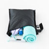 Picture of Bumkins Waterproof Wet Bag for Baby, Travel, Swim Suit, Cloth Diapers, Pump Parts, Pool, Gym Clothes, Toiletry, Hook to Stroller, Pack for Daycare, Zipper Reusable Bag, Wetdry Pack Pouch, Black Check