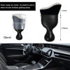 Picture of Ziciner 2 PCS Car Detailing Brush, Curved Soft Bristles Auto Removal Dust Collectors, Universal Vehicle Dashboard, Air Conditioner Vents etc Interior Cleaning Tool Accessories (Black/White)