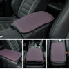 Picture of Amiss Auto Center Console Pad, PU Leather Car Armrest Seat Box Cover Protector, Universal Waterproof Non Slip Soft Center Console Armrest Pad for Most Vehicle, SUV, Truck, Car (Purple)
