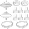 Picture of PumpMom-us Breast Pump Parts for Spectra, Replace Duckbill Valves Tubes Backflow Protector Membrane for Spectra S1 S2 9 Plus Breastpumps
