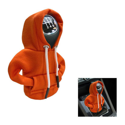 Picture of JOYCOURT Car Gear Shift Hoodie, Fashionable Gear Shift Knob Cover, Mini Hoodie for Auto Shifter, Auto Interior Cute Gadgets, Universal Car Decoration Accessories