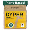 Picture of DYPER Baby Diapers Size 3 | Honest Ingredients | Cloth Alternative | Day & Overnight | Made with Plant-Based* Materials | Hypoallergenic