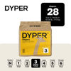 Picture of DYPER Baby Diapers Size 3 | Honest Ingredients | Cloth Alternative | Day & Overnight | Made with Plant-Based* Materials | Hypoallergenic