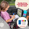 Picture of Lusso Gear Kids Travel Tray for Toddler & Kids Car Seat, Lap Tray for Airplane, Kids Travel Desk Essential Accessories, Table Tray for Road Trip Activities (Airplanes)
