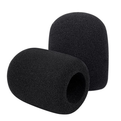 Picture of PodMic Pop Filter Foam Cover - Mic Windscreen Wind Cover Customized for Rode PodMic Podcasting Microphone to Blocks Out Plosives（2Pcs）