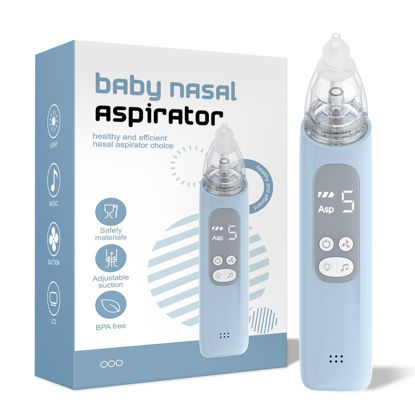 Picture of X-Bosak Baby Nasal Aspirator, Electric Nose Sucker with 5 Levels Suction, Soothing Light & Nursery Rhymes