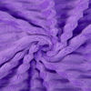 Picture of NTBAY Plush Soft Flannel Baby Blanket, Warm and Cozy Unisex Toddler Blanket with Stripe Pattern for Stroller, Crib, Travel, 30x40 Inches, Purple