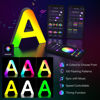 Picture of Light Up Letters Marquee Letter - Music Sync RGB Color Changing LED Letter Lights Letter Logo Game Lights for Girls Women Party Birthday Christmas Valentine's Day Wall Desktop Decoration (MRGB-A)