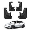 Picture of BASENOR 2025 New Version Tesla Model X/Model X Plaid Mud Flaps Splash Guards No Drilling No Tape Mudguards Vehicle Tire Protector Mudflaps for 2022-2025 Tesla Exterior Accessories (Set of 4)