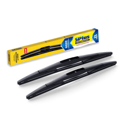 Picture of 12 inch wiper blade rear wiper blades for my car, Replacement for Honda CRV 2022-2017 Element 11-03 /Jeep Wrangler 21-18 /Outlander 20-07 /Nissan Pathfinder 12-04 Quest 17-11 rear windshield wiper