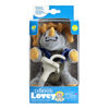 Picture of Dr. Brown's Baby Lovey Pacifier and Teether Holder, Triceratops with Gray HappyPaci, 100% Silicone, 0-6m
