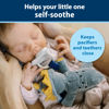 Picture of Dr. Brown's Baby Lovey Pacifier and Teether Holder, Triceratops with Gray HappyPaci, 100% Silicone, 0-6m