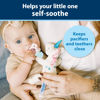 Picture of Dr. Brown's Baby Lovey Pacifier and Teether Holder, Unicorn with Pink HappyPaci, 100% Silicone, 0-6m