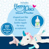 Picture of Dr. Brown's Baby Lovey Pacifier and Teether Holder, Unicorn with Pink HappyPaci, 100% Silicone, 0-6m