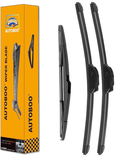 Picture of AUTOBOO 26"+16" Windshield Wipers with 12" Rear Wiper Blade Replacement for Hyundai Tucson 2010-2015 -Original Factory Quality (Pack of 3)