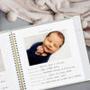 Picture of Keepsake Baby Memory Book for Boys and Girls - Timeless First 5 Year Baby Book - Neutral Journal Scrapbook or Photo Album - Record a Milestone for Every Event from Birth to Age 5