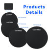 Picture of EASTROCK Drum Mute Pads Set 5 Pieces Foam Drum Silencer Pads, Fit 12”, 13”, 14”, 16" Drum, with Snare Wire Pad (Drum Mute Pad 5-Pack) (Fit 12,13,14,16" drum-5 pack)