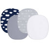 Picture of Baby Bassinet Sheets 4 Pack Compatible with Graco Pack ‘n-Play Dome LX/Day2Dream Bassinet(not playard) and Pamo Babe 4 in 1 Portable Crib(only for bassinet), Ultra Soft & Skin-Friendly, Washer & Dryer