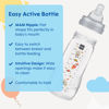 Picture of MAM Easy Active Anti-Colic Baby Bottle 11 oz, Fast Flow, Breastfeeding-Like Silicone Nipple Bottle, Reduces Colic, Gas, & Reflux, Easy-to-Clean, BPA-Free, Vented Baby Bottles for Newborns, 4+ Months