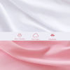 Picture of Baby Bassinet Sheets 4 Pack Compatible with 33" x 20" Mika Micky, Baby Delight, Dream On Me and Other Rectangle Bassinet Mattress, Ultra Soft & Skin Friendly, Washer & Dryer, Pink and White