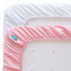 Picture of Baby Bassinet Sheets 4 Pack Compatible with 33" x 20" Mika Micky, Baby Delight, Dream On Me and Other Rectangle Bassinet Mattress, Ultra Soft & Skin Friendly, Washer & Dryer, Pink and White