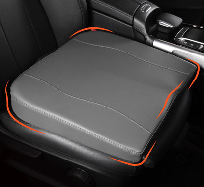 Picture of Car Seat Cushion, Comfort Memory Foam Car Cushions for Driving - Sciatica & Lower Back Pain Relief, Seat Cushion for Car Seat Driver, Office Chair, Wheelchair (Classic Grey)